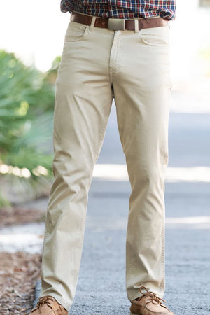 Twill 5 Pocket Stretch Khaki Pant