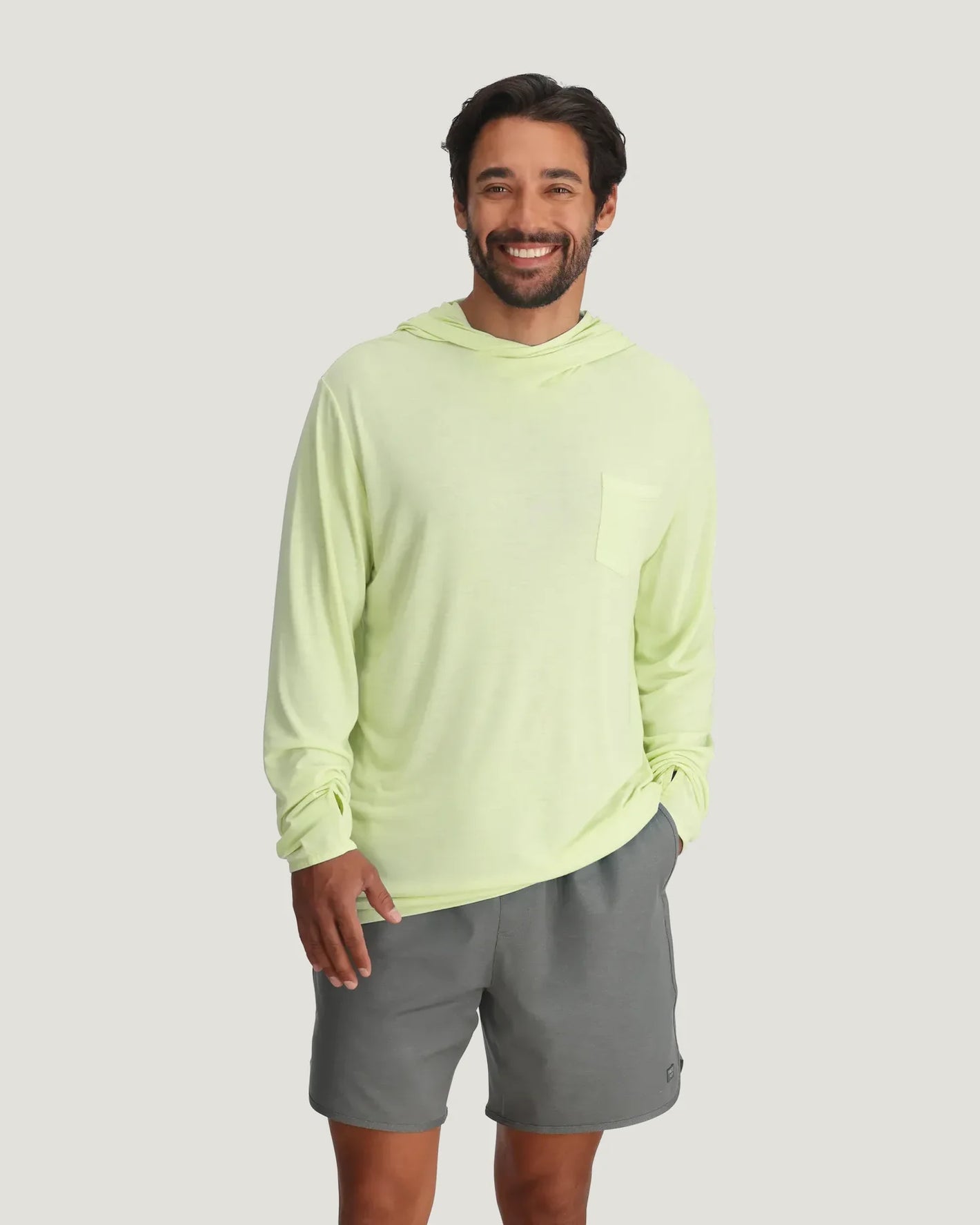 Men Bamboo Lightweight Hoodie
