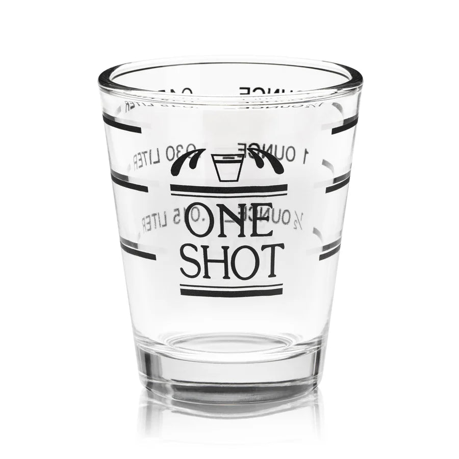 Measured Shot Glass Bullseye