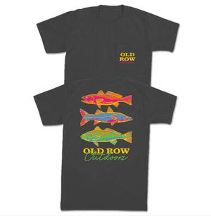 Outdoors Neon Fish Pocket Tee