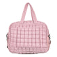 Quilted Duffel Weekender Bag W/Pass Thru Slip