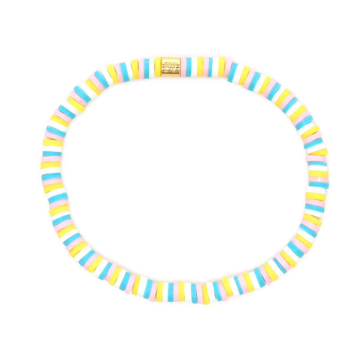 Seascape Vinyl Disc Stretch Bracelet