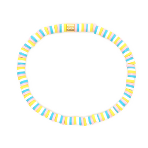 Seascape Vinyl Disc Stretch Bracelet