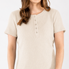 Serena Thermal Henley - Parchment