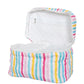 Multicolored Stripes Make Up Bag