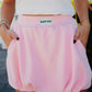 Pink Scuba Bubble Skirt