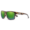 Rambler Sunglasses - Matte Tortoise + Polarized Green Mirror Len