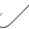 Owner Straight Shank Worm 5Pk - Black