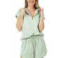 Seafoam Half Zip Comfort Set