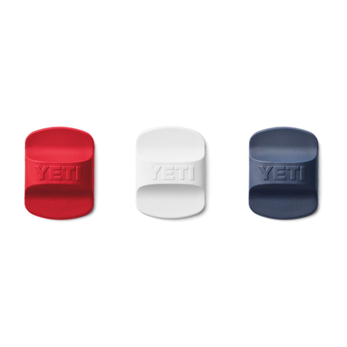 YETI Rambler Magslider replacement pack in red, white, and navy blue colors