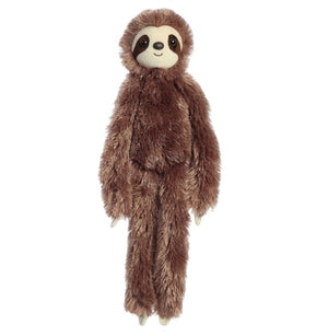 24" Hanging Sloth Taupe