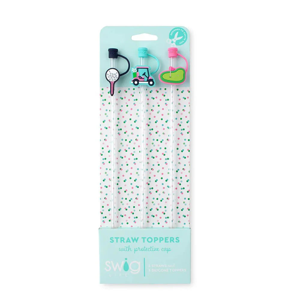 Straw Topper Tee It Up Set