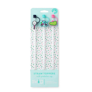 Straw Topper Tee It Up Set