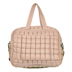 Quilted Duffel Weekender Bag