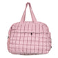 Quilted Duffel Weekender Bag W/Pass Thru Slip
