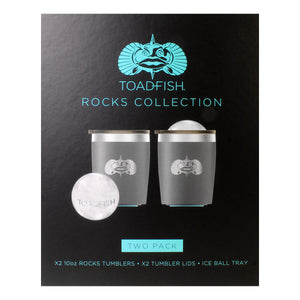 Rocks Tumbler 2Pk With Ice Tray