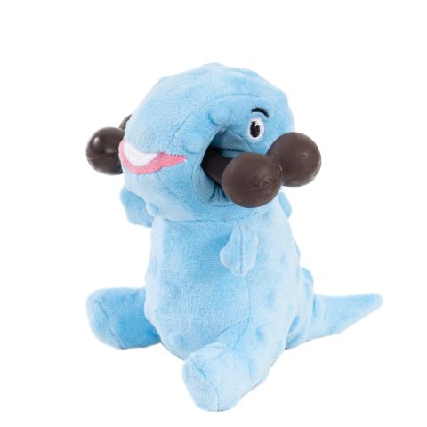 2-in-1 Blue Dino Dog Toy
