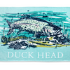 Trout Beach Towel - Pastel Blue