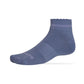 Vision Quarter Crew Scallop Sock