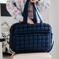 Quilted Duffel Weekender Bag
