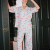 Traveling Matchbook Pajama Pants Set - Multi Color