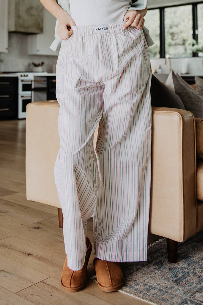 Striped Boxer Pants