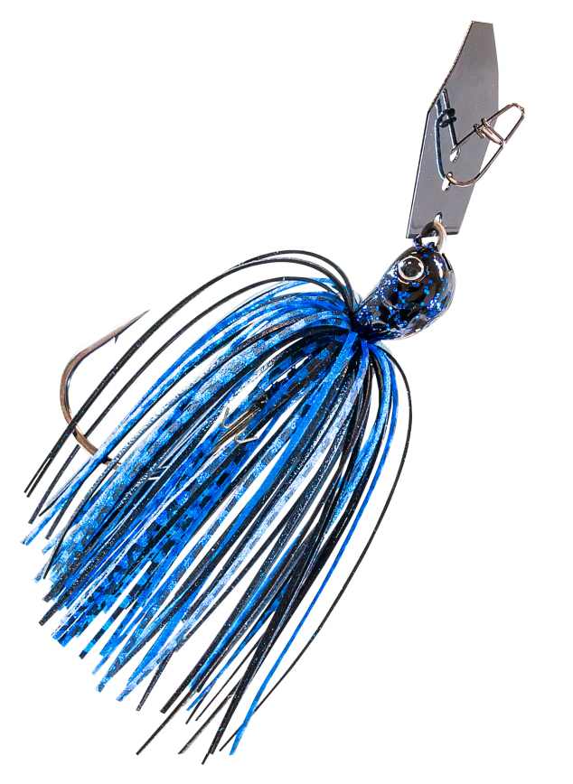 1/2oz Chatterbait Jack Hammer - BLK/BLUE