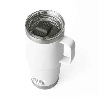 20 Oz Travel Mug - WHITE