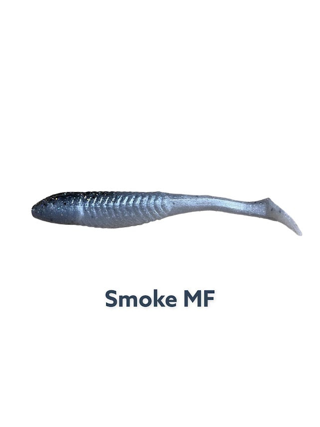 3.5" Swim Minnow 12Pk - SMOKE MF