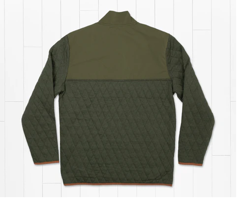 Bighorn Quilted Pullover - DK OLIVE