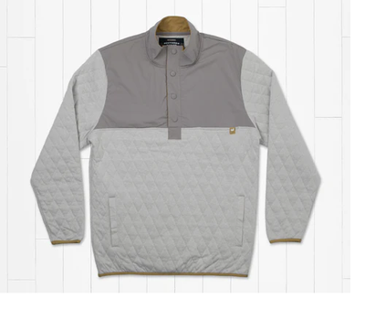 Bighorn Quilted Pullover - LT GRAY