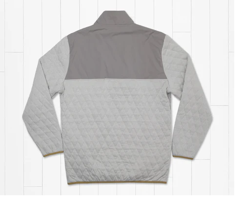 Bighorn Quilted Pullover - LT GRAY