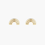 Chasing Rainbows Stud Earrings - GOLD