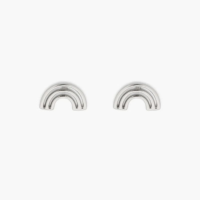 Chasing Rainbows Stud Earrings - SILVER