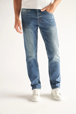 Devil Dog Slim Straight Fit Je - ASH WASH