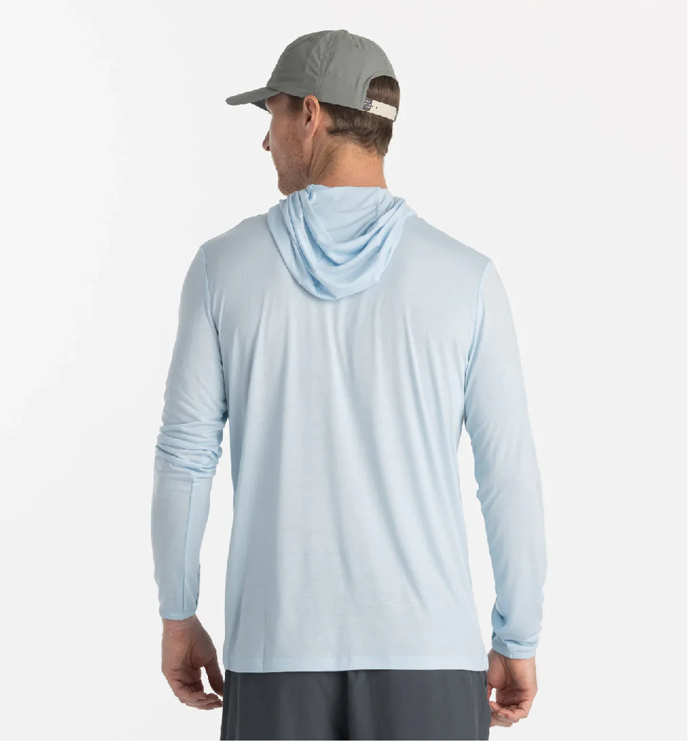 Men's Bamboo Lightwght Hoody - BLUEBIRD