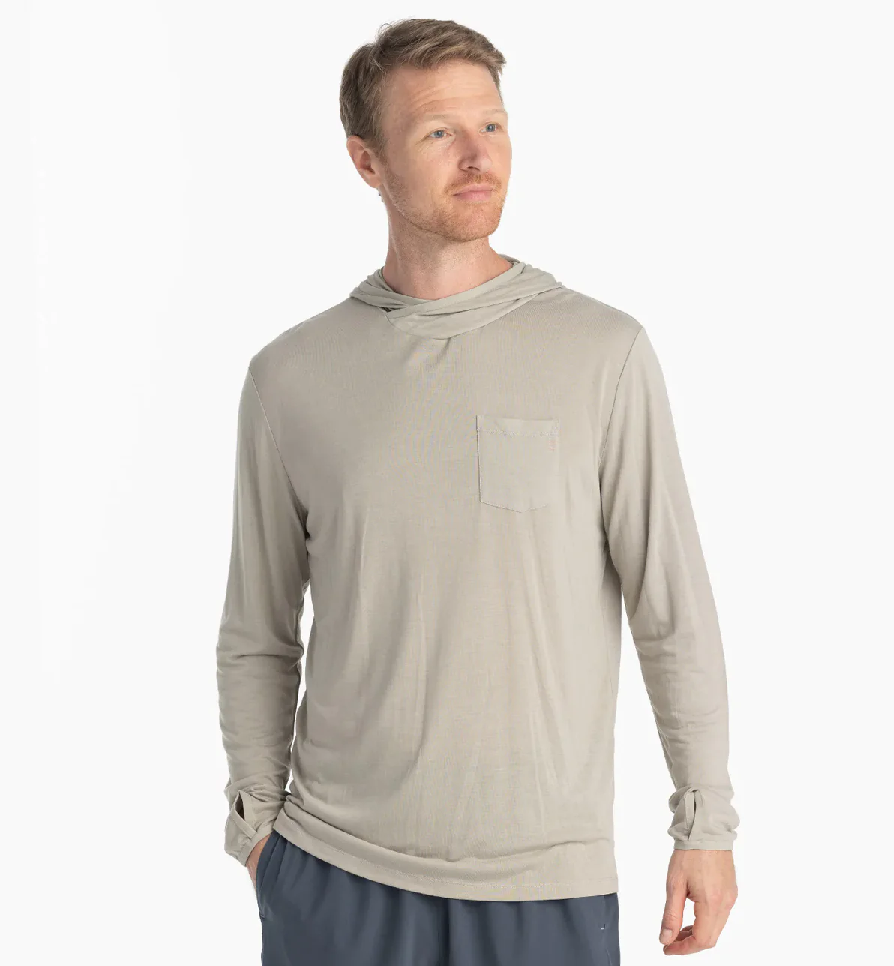 Men's Bamboo Lightwght Hoody - SANDSTON