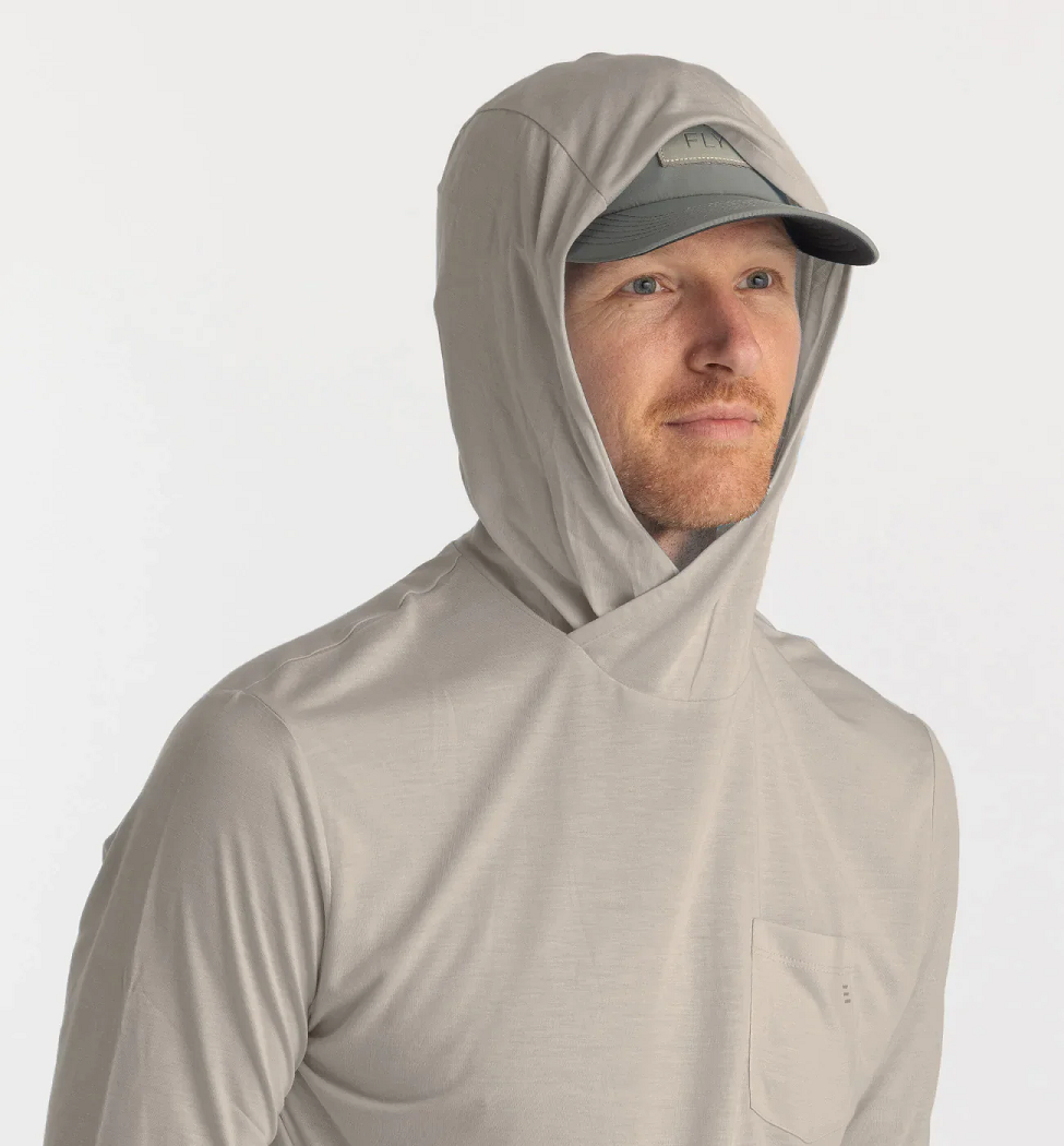 Men's Bamboo Lightwght Hoody - SANDSTON