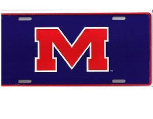 Ole Miss Metal Plates